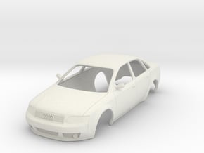 Audi A4 in White Natural Versatile Plastic