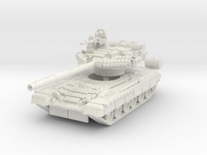 T-80BV 1/72 in White Natural Versatile Plastic