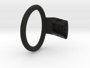 Q4e single ring 54.1mm in Black Smooth PA12: Medium