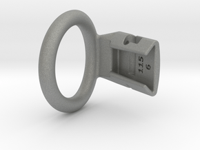 Q4e single ring 36.6mm in Gray PA12: Small