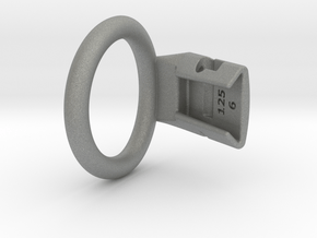 Q4e single ring 39.8mm in Gray PA12: Small