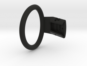 Q4e single ring 52.5mm in Black Smooth PA12: Medium