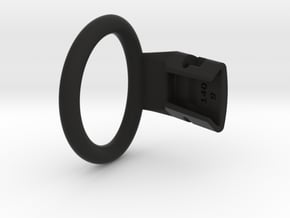 Q4e single ring 44.6mm in Black Smooth PA12: Medium