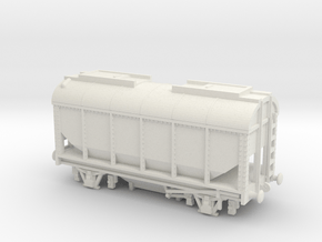 HO/OO Tri-Ang-style Grain Hopper V1 Chain in White Natural Versatile Plastic