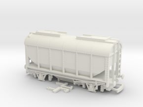 HO/OO Tri-Ang-style Grain Hopper V1 Bachmann in White Natural Versatile Plastic