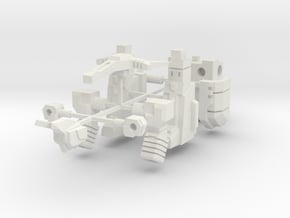 Barrage Bot in White Natural Versatile Plastic