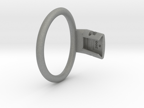 Q4e single ring 63.7mm in Gray PA12: Small