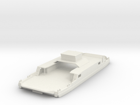 Small Ferry Boat in White Natural Versatile Plastic: 6mm
