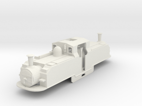 FR 0-4-4-0T double fairle loco Earl of Merioneth in White Natural Versatile Plastic
