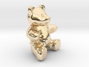 Nounours - Teddy Bear in 14K Yellow Gold