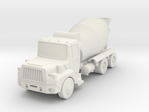 Mack Cement Truck - 1:72scale in White Natural Versatile Plastic