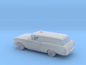 1/87 1958 Chevrolet BelAir Emergency Wagon Kit in Tan Fine Detail Plastic