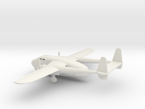 1/350 Scale Fairchild C-82 Packet in White Natural Versatile Plastic