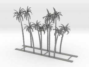 Palm Trees Z Scale in Gray PA12