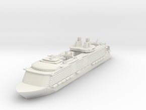 RCI Oasis of the Seas in White Natural Versatile Plastic: 1:2400