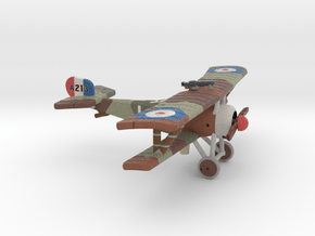 Albert Ball Nieuport 17 (full color) in Matte High Definition Full Color