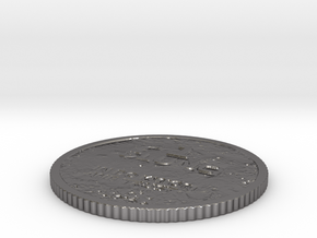 1 $LUNC / Terra Luna Classic Physical Crypto coin in Processed Stainless Steel 316L (BJT)