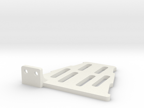 electronics_tray_super_Dlux_superLite_V2_Axles in White Natural Versatile Plastic