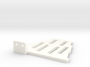 electronics_tray_super_Dlux_superLite_V2_Axles in White Smooth Versatile Plastic