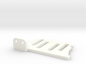 electronics_tray_2.2_Dlux_superLite_V2_Axles in White Smooth Versatile Plastic