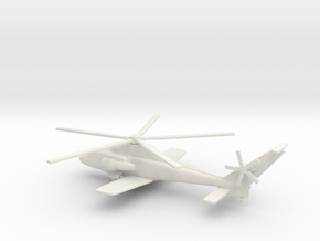 Sikorsky S-72 RSRA in White Natural Versatile Plastic: 6mm
