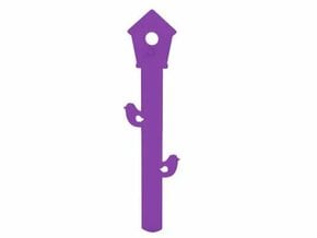 Bookmark in Purple Processed Versatile Plastic