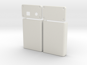 Arduino Case in White Natural Versatile Plastic