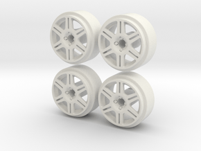 Speedline 6 spokes rim KitCar 15.9mm x4 in White Natural Versatile Plastic