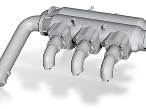 1/12 Renault RS11 intake manifold in Tan Fine Detail Plastic