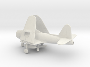Ryan FR-1 Fireball (folded wings) in White Natural Versatile Plastic: 1:64 - S