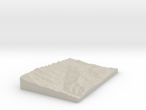Model of Parsons Cow Camp in Natural Sandstone