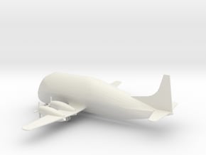 1/350 Scale Aero Spacelines Super Guppy in White Natural Versatile Plastic