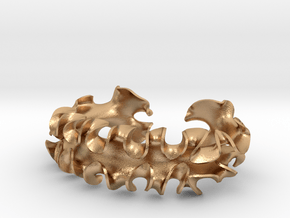 bracelet Flos in Natural Bronze