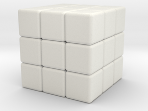 Twistopoly: 3x3x3 in White Natural Versatile Plastic