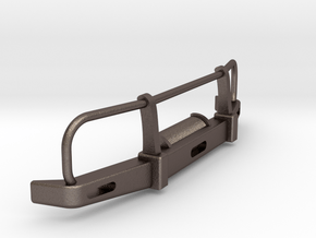 Bullbar for 4WD like Toyota Hilux 1:8 Scale in Polished Bronzed Silver Steel