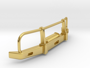 Bullbar for 4WD like Toyota Hilux 1:18 Scale in Polished Brass