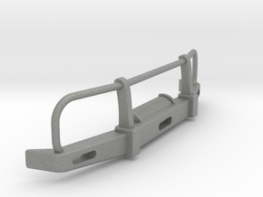 Bullbar for 4WD like Toyota Hilux 1:15 Scale in Gray PA12