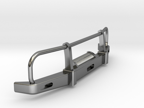 Bullbar for 4WD like Toyota Hilux 1:24 Scale in Polished Silver