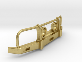 Bullbar &Lights for 4WD like Toyota Hilux 1:24 in Natural Brass