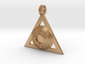 Azorius Pendant Redesign in Natural Bronze