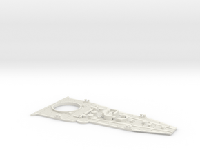 1/350 USS New Mexico (1944) Foredeck in White Natural Versatile Plastic
