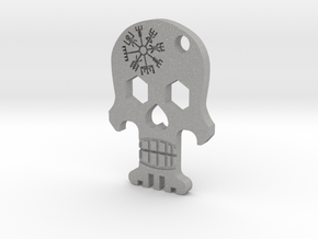 Bottle Opener Skull Viking in Aluminum