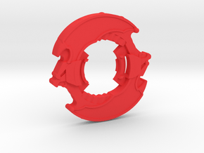 Beyblade Death gargoyle/ Dark Effigy attack ring in Red Processed Versatile Plastic