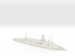 1/350 Scale CSS Virginia in White Natural Versatile Plastic