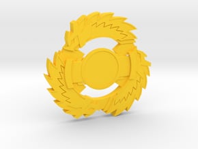 Beyblade Pierce Hedgehog attack ring in Yellow Processed Versatile Plastic