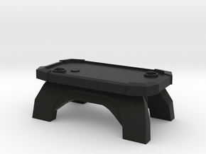 Mini Air Hockey Table in Black Premium Versatile Plastic: Small