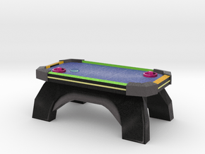 Mini Air Hockey Table in Standard High Definition Full Color: Small