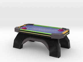 Mini Air Hockey Table in Natural Full Color Nylon 12 (MJF): Small