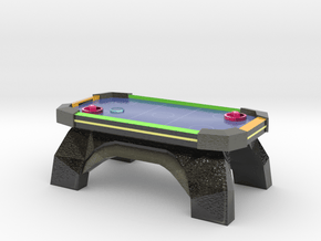Mini Air Hockey Table in Smooth Full Color Nylon 12 (MJF): Small