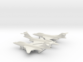 McDonnell F-101B Voodoo in White Natural Versatile Plastic: 1:350